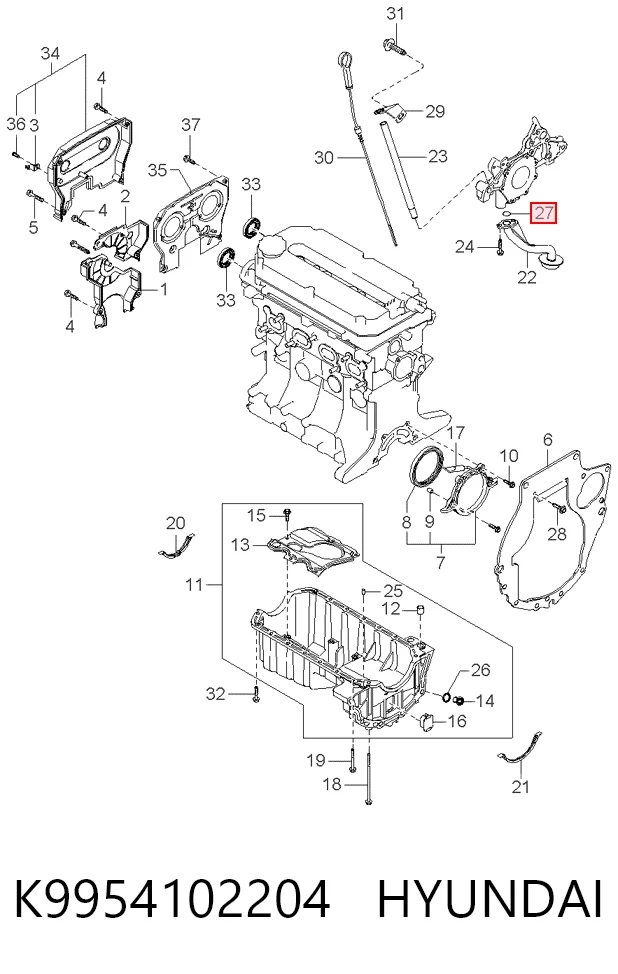 K9954102204 Hyundai/Kia
