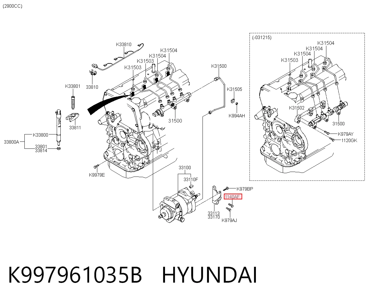 K997961035B Hyundai/Kia