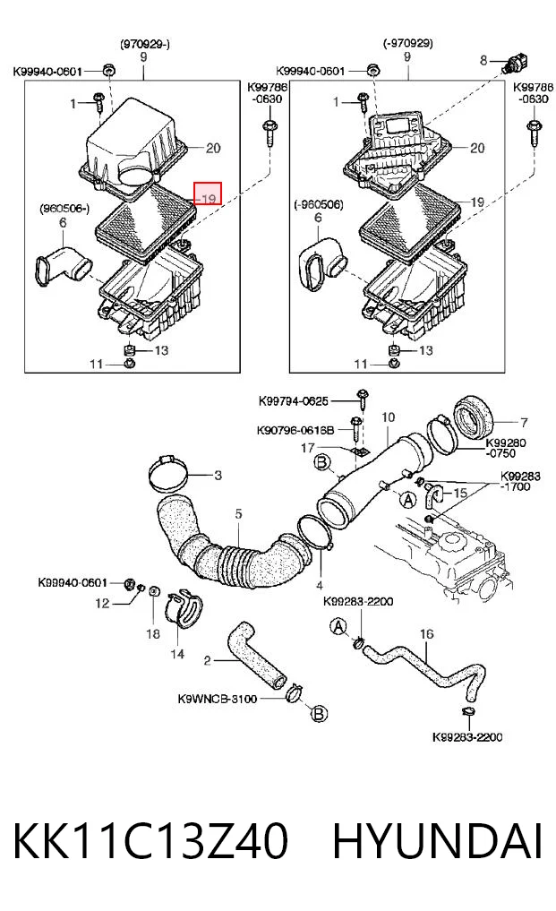 KK11C13Z40 Hyundai/Kia