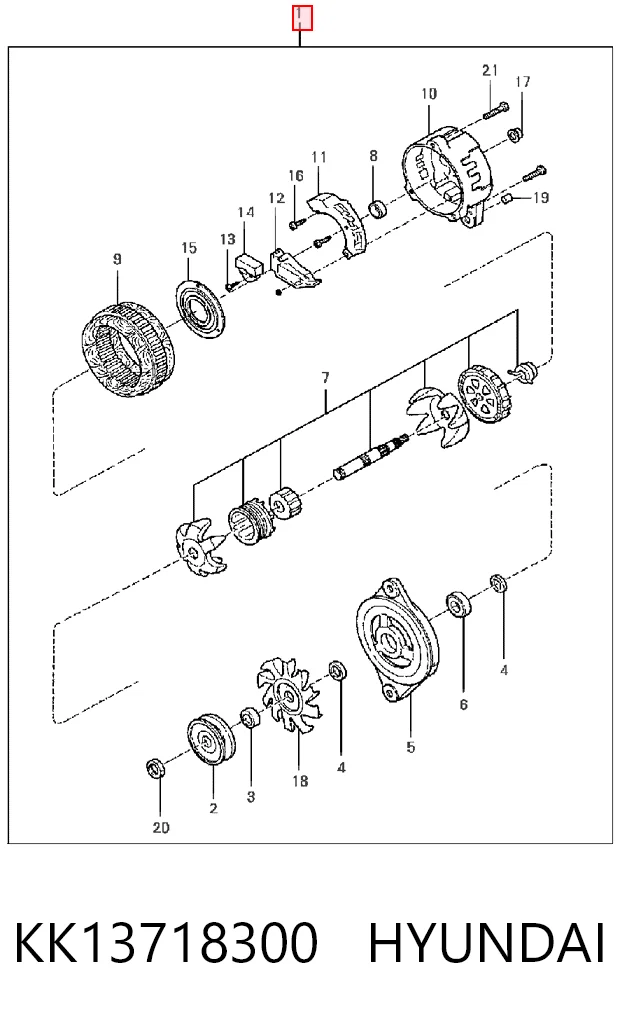 Gerador Mitsubishi A2T05772