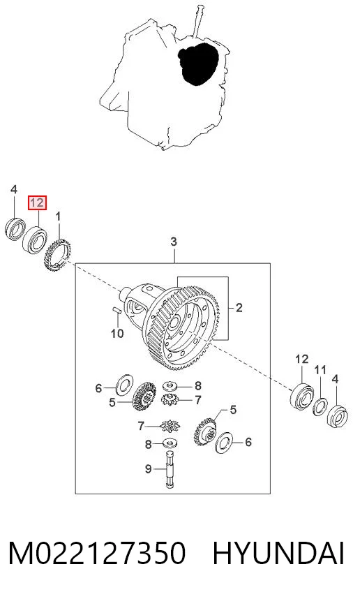 M022127350 Hyundai/Kia