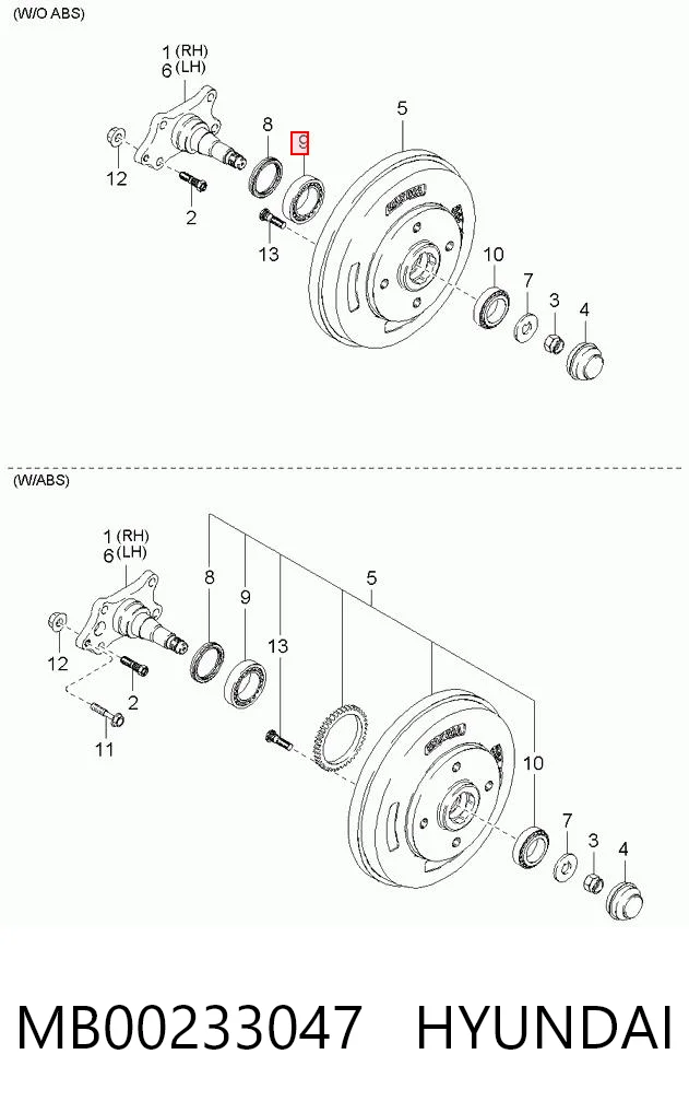 MB00233047 Hyundai/Kia