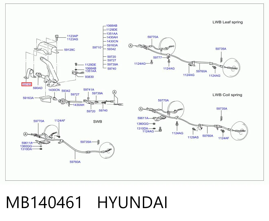 MB140461 Hyundai/Kia