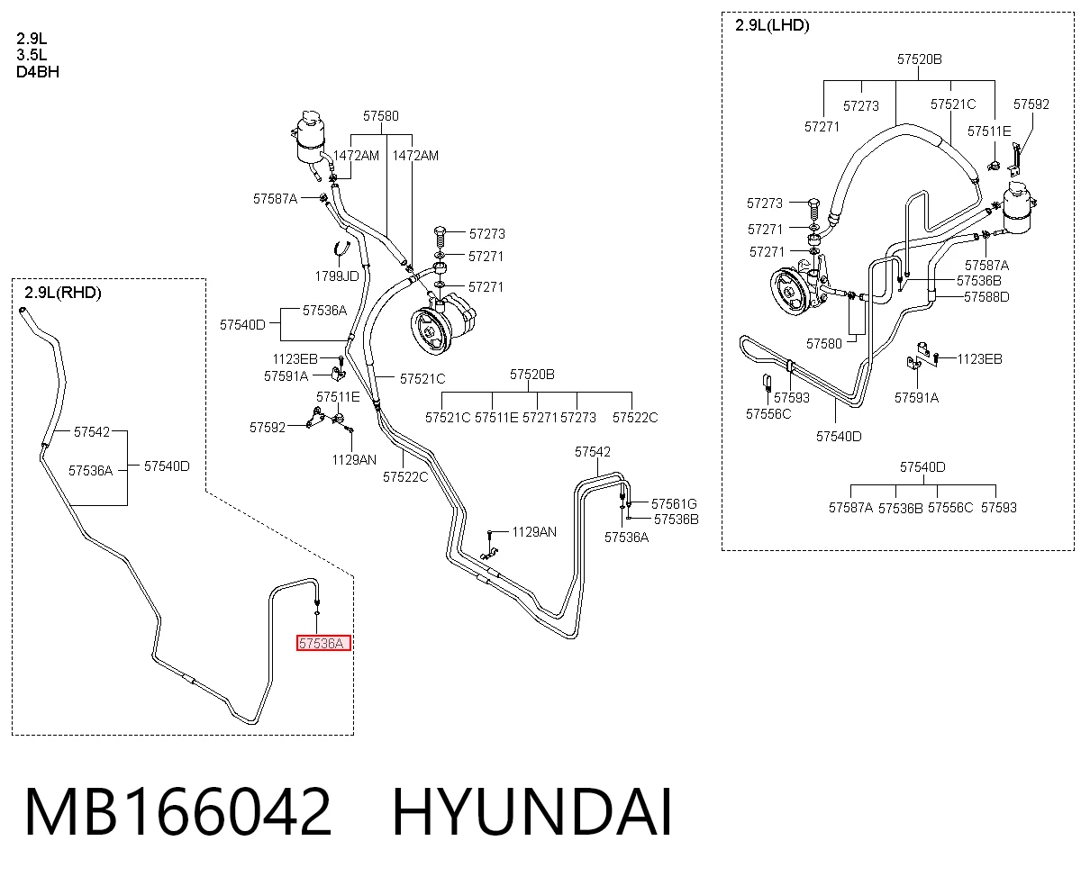 MB166042 Hyundai/Kia