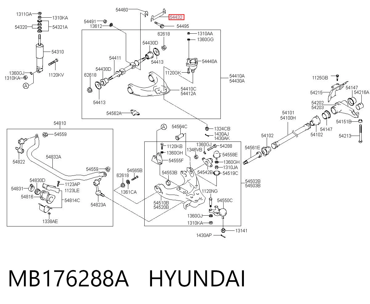 MB176288A Hyundai/Kia