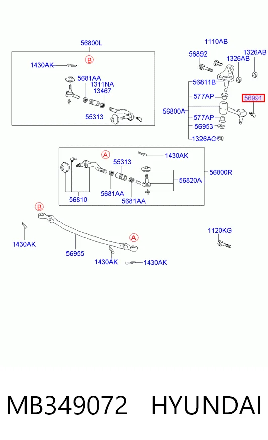 MB349072 Hyundai/Kia