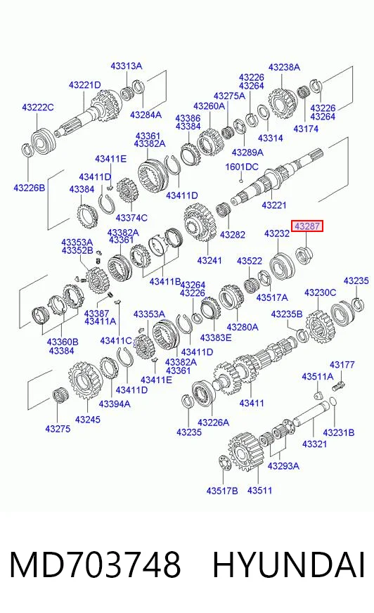 MD703748 Hyundai/Kia