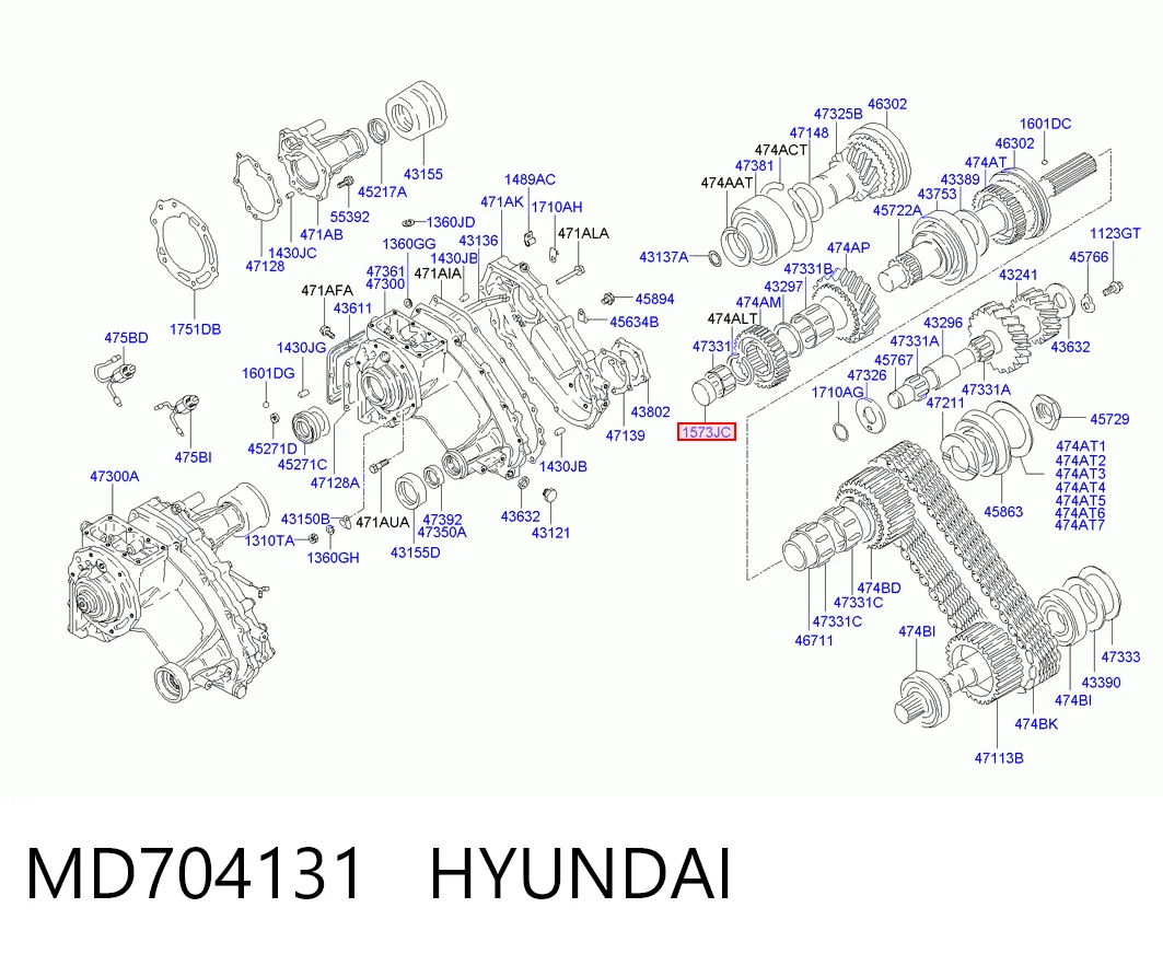 MD704131 Hyundai/Kia