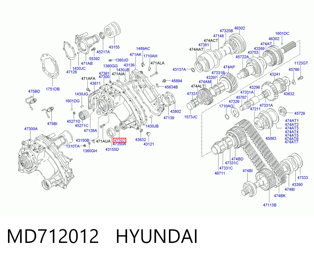 MD712012 Hyundai/Kia