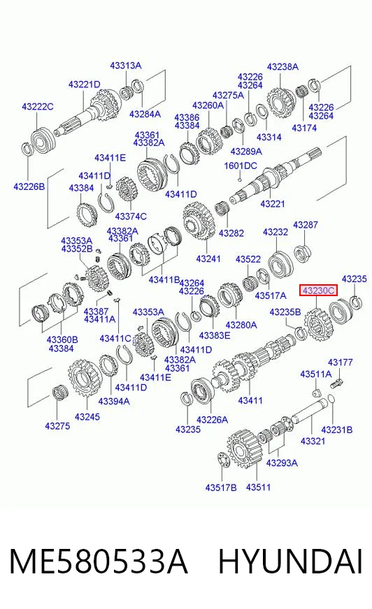 ME580533A Hyundai/Kia