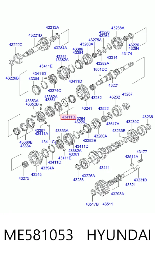 ME581053 Hyundai/Kia