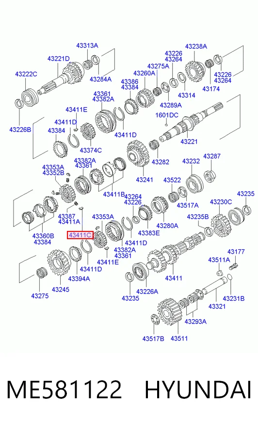 ME581122 Hyundai/Kia