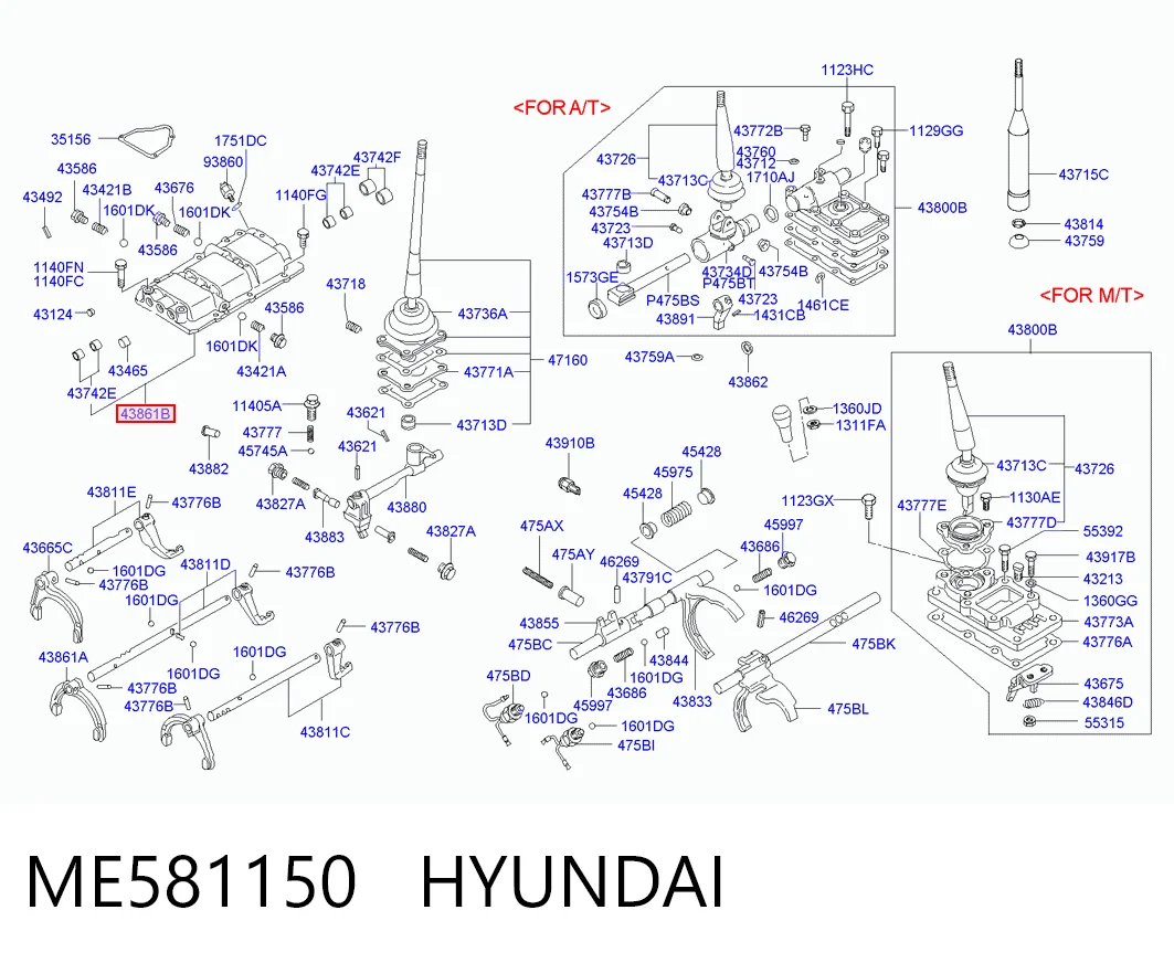 ME581150 Hyundai/Kia