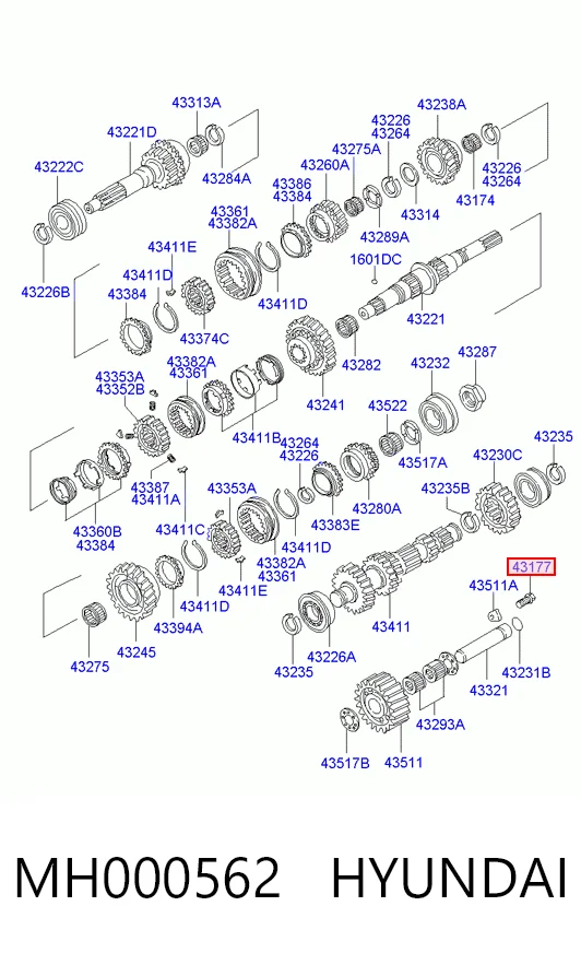 MH000562 Hyundai/Kia