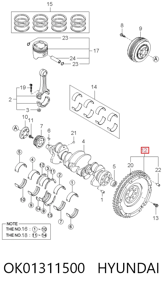 Volante de motor KIA Sportage I K00