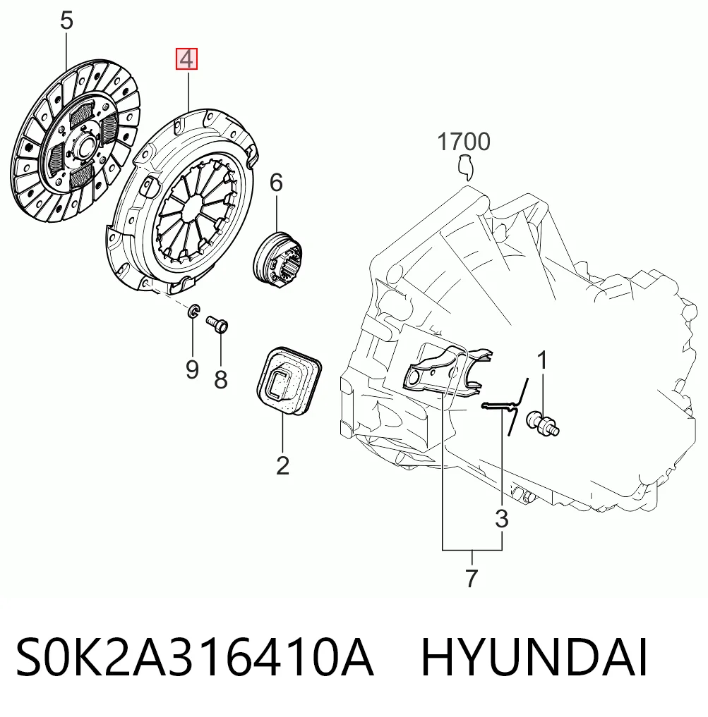 S0K2A316410A Hyundai/Kia