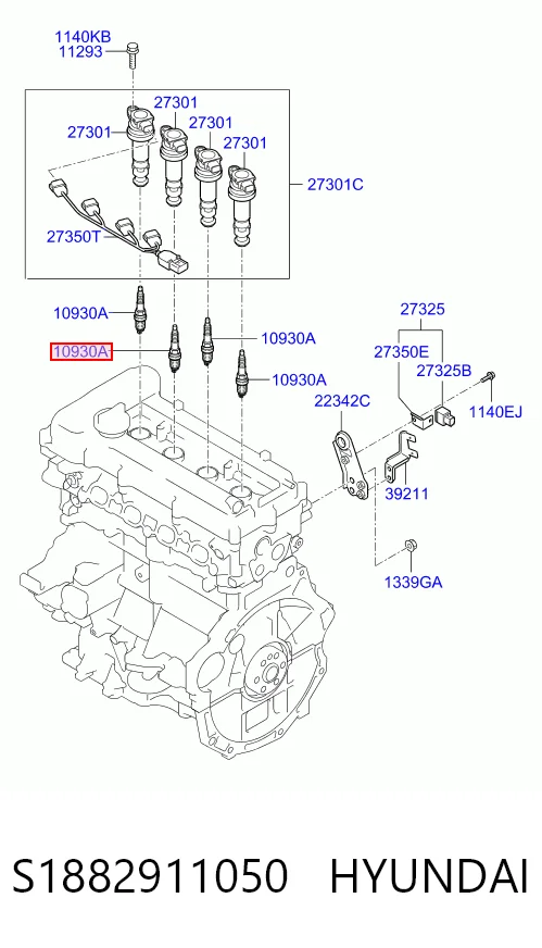  Vela de ignição Jeep Compass SUV (MK49) (2006 - 2016) 