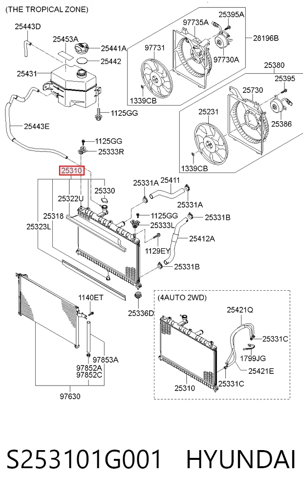 S253101G001 Hyundai/Kia