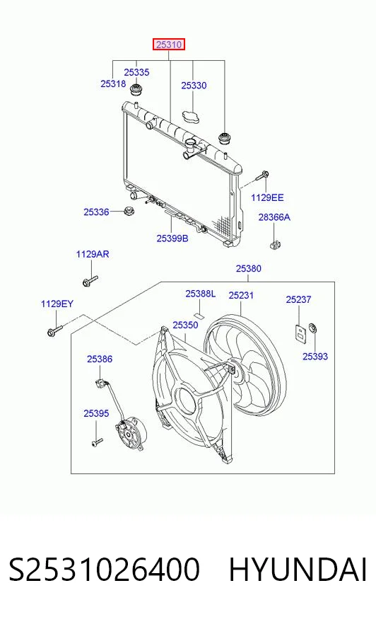 S2531026400 Hyundai/Kia