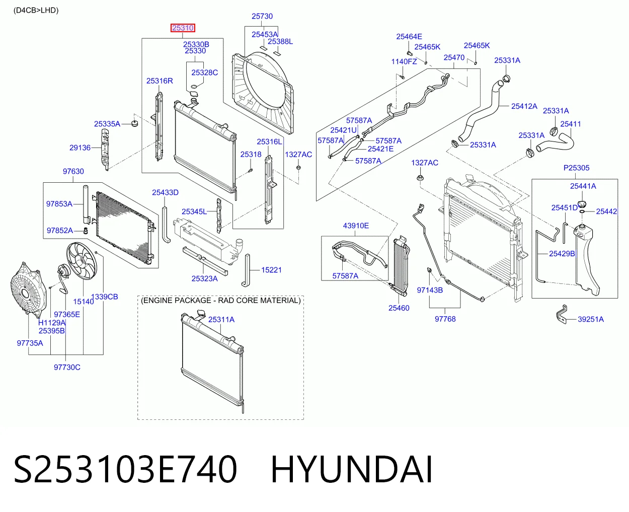 S253103E740 Hyundai/Kia