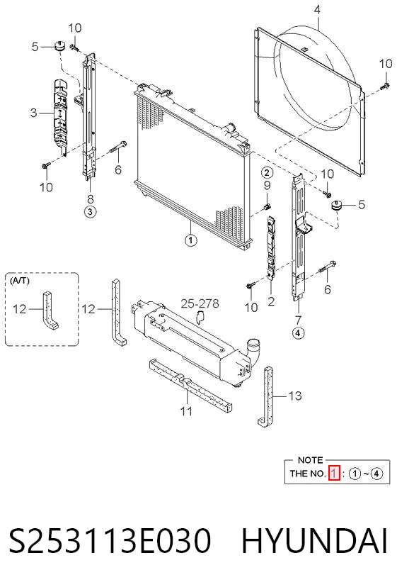 Compre Radiador de esfriamento de motor KIA Sorento 1