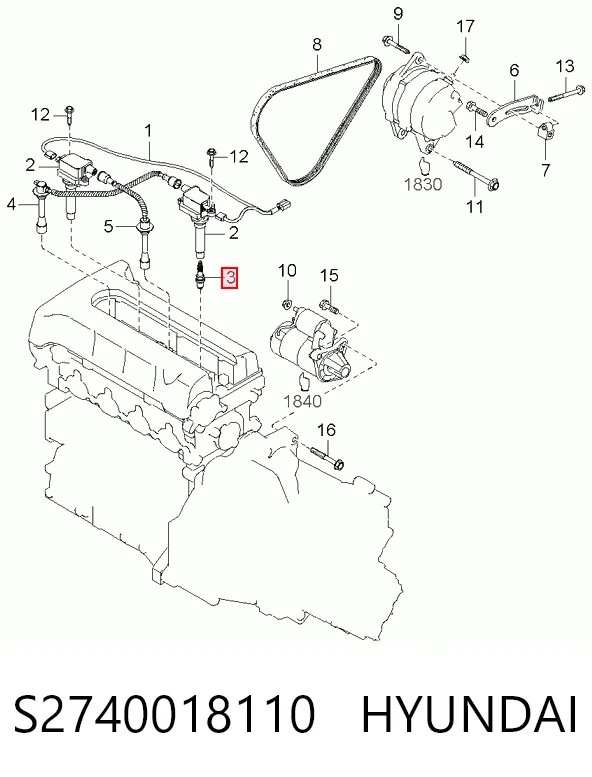 S2740018110 Hyundai/Kia