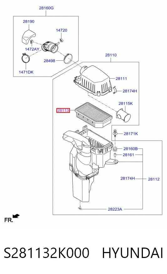 S281132K000 Hyundai/Kia