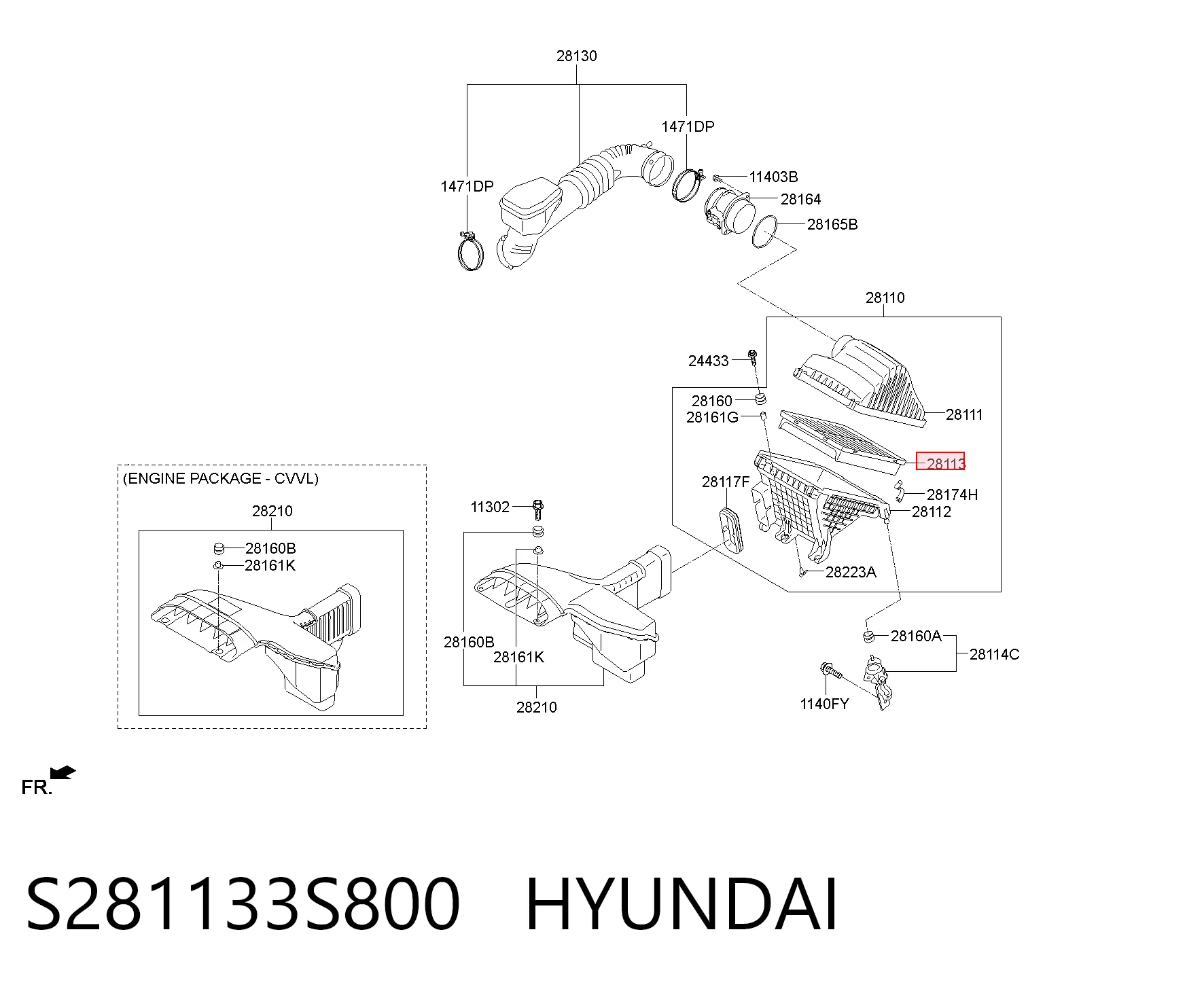 S281133S800 Hyundai/Kia