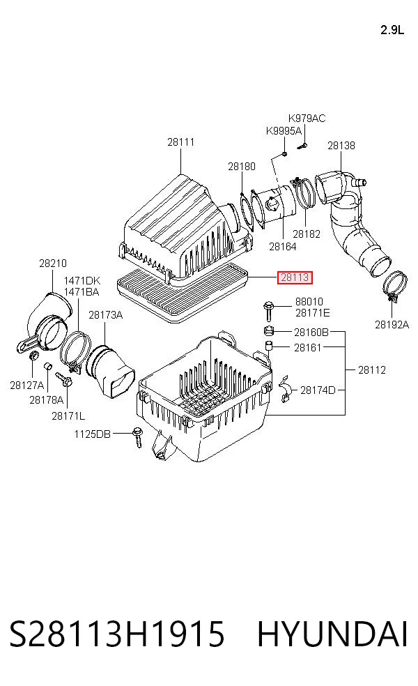 S28113H1915 Hyundai/Kia