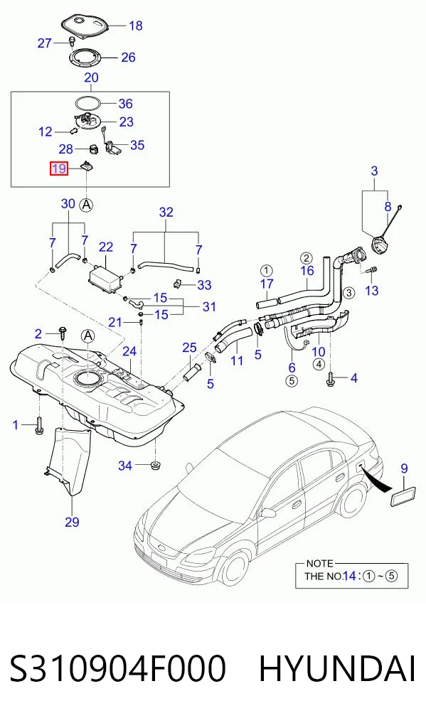 S310904F000 Hyundai/Kia
