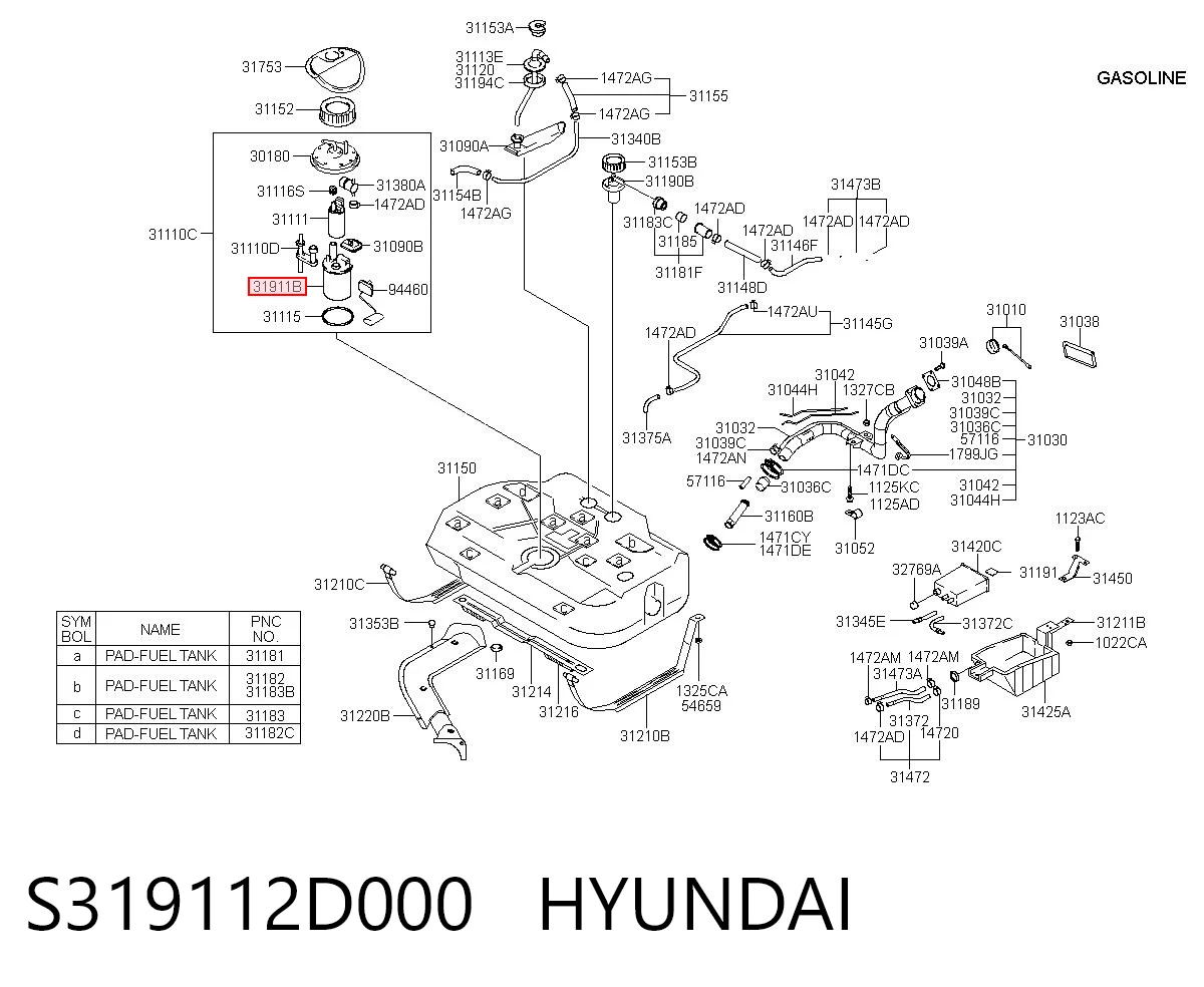 S319112D000 Hyundai/Kia