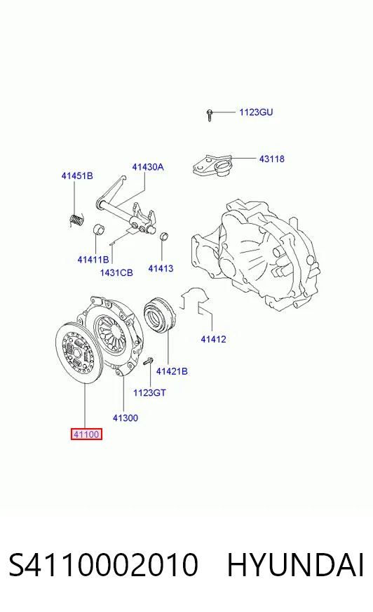  Disco de embraiagem Hyundai Atos hatchback (MX) (1998 - 2004) 