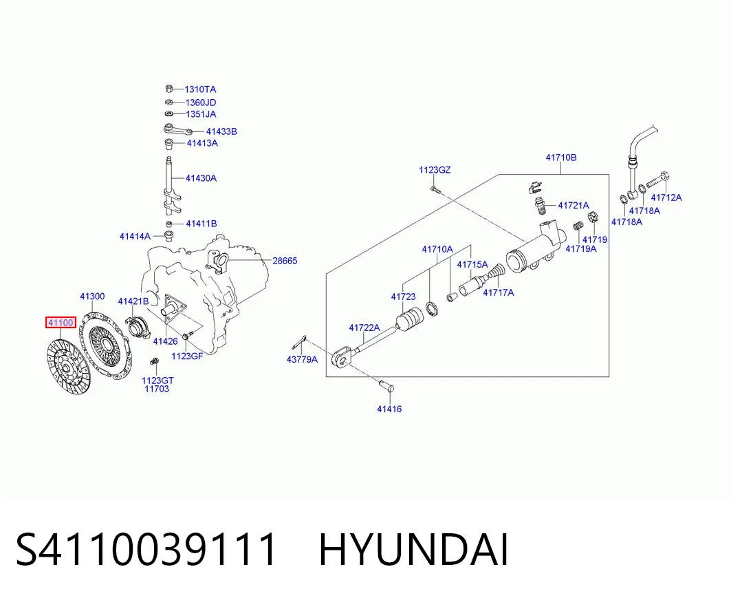 S4110039111 Hyundai/Kia