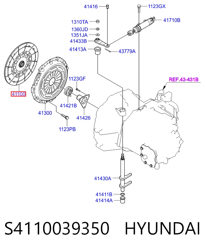 Disco de embraiagem Hyundai Tucson  TM ao melhor preço