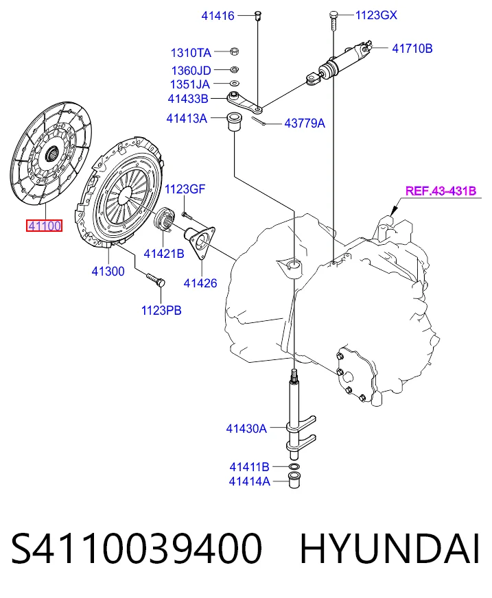  Disco de embraiagem Hyundai Tucson II SUV (TM) (2010 - 2015) II