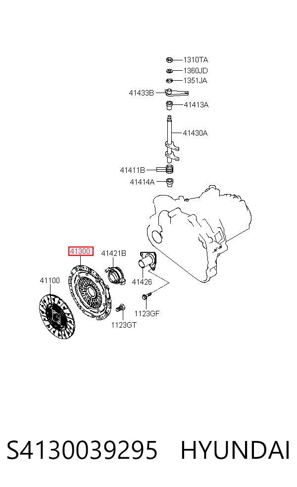 Cesta de embraiagem para KIA Sportage II JE