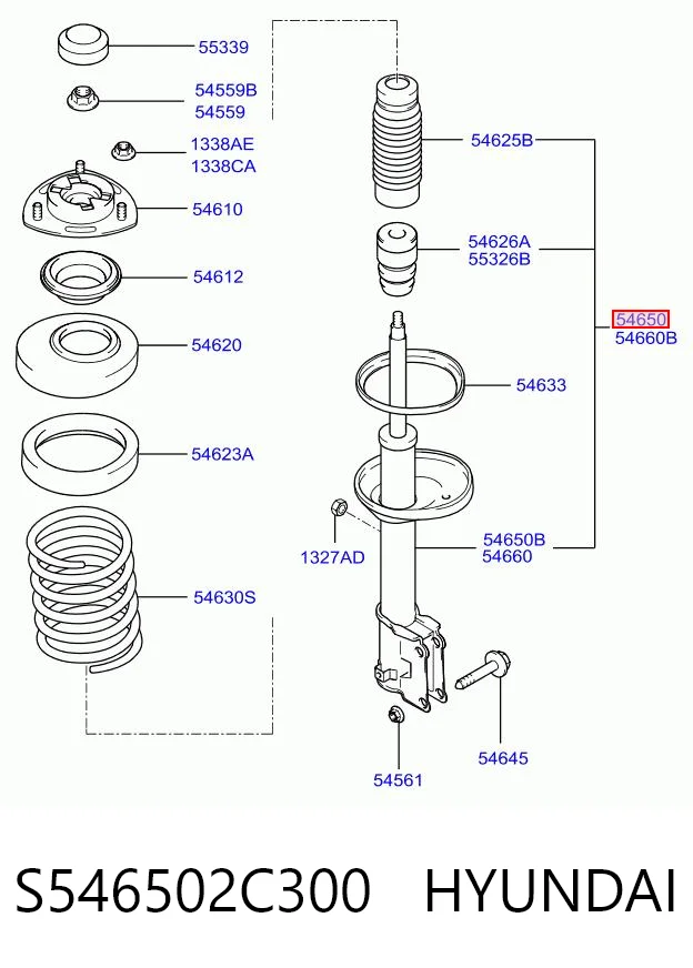 S546502C300 Hyundai/Kia