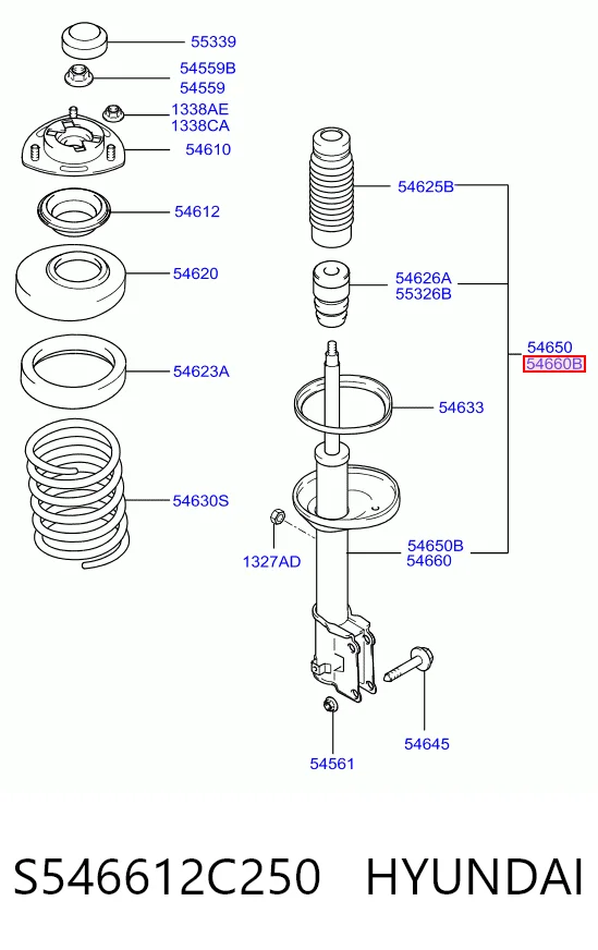 S546612C250 Hyundai/Kia