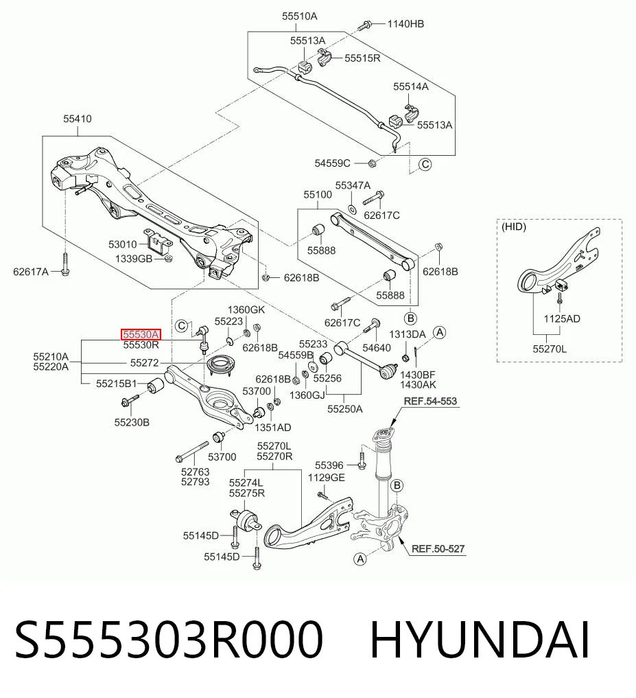 S555303R000 Hyundai/Kia