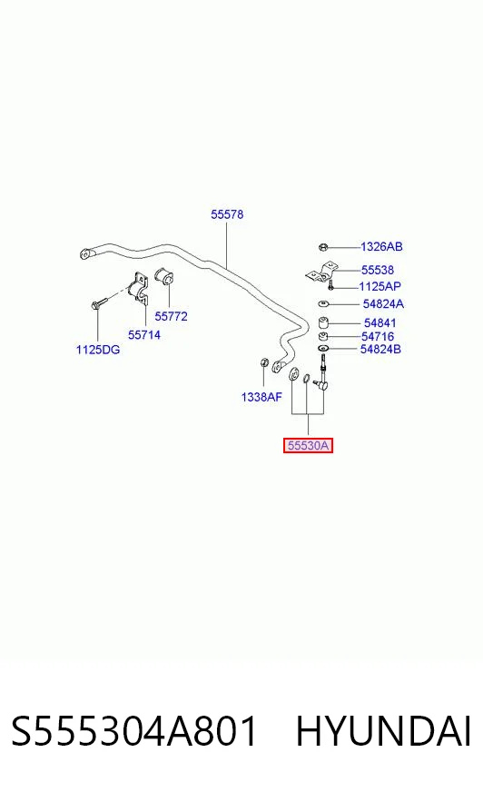 S555304A801 Hyundai/Kia