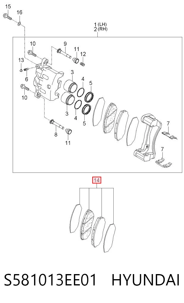 S581013EE01 Hyundai/Kia