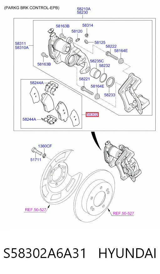S58302A6A31 Hyundai/Kia