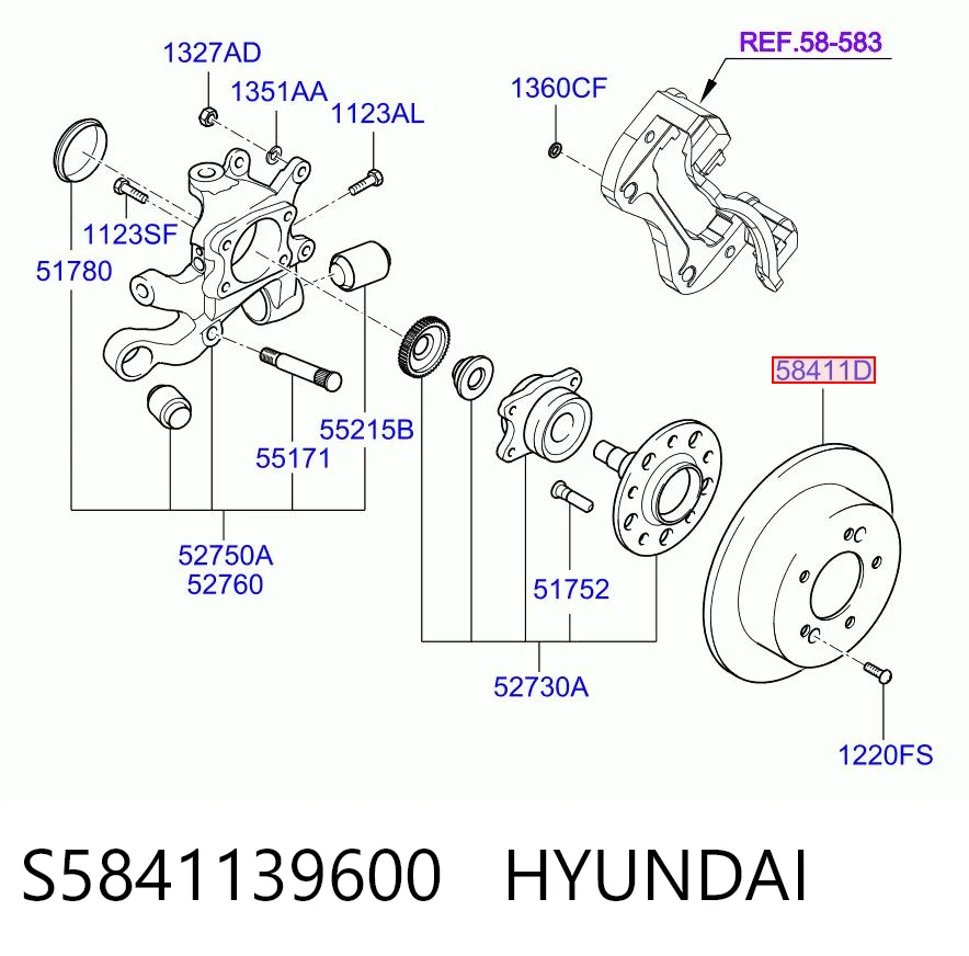 S5841139600 Hyundai/Kia