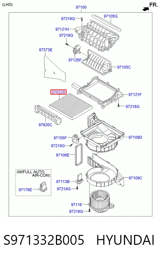 S971332B005 Hyundai/Kia