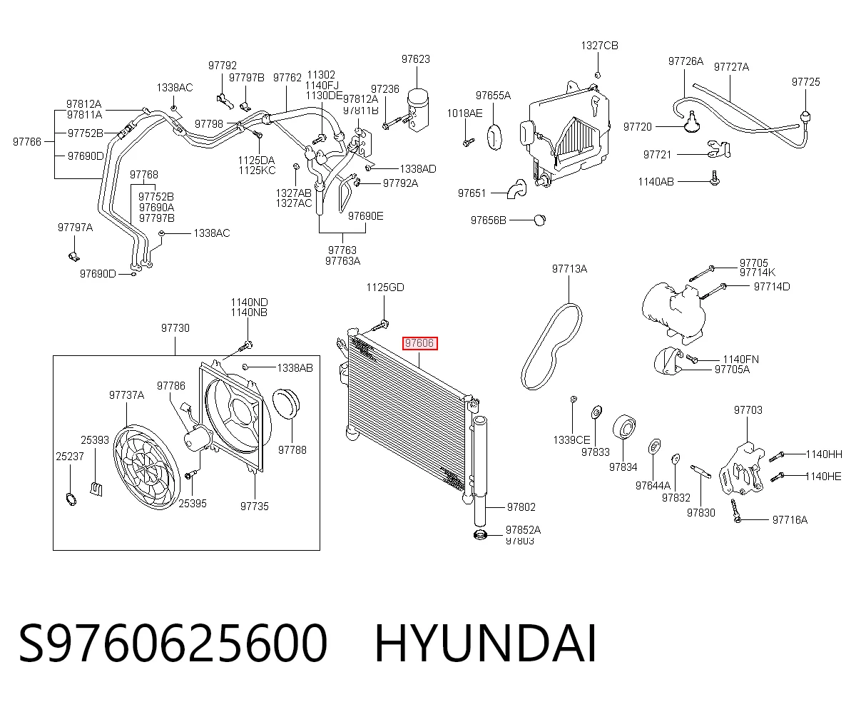 S9760625600 Hyundai/Kia