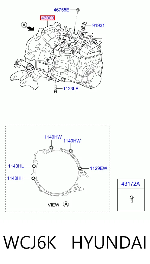 Caixa de Mudança montada (caixa mecânica de velocidades) para KIA Sportage III SL