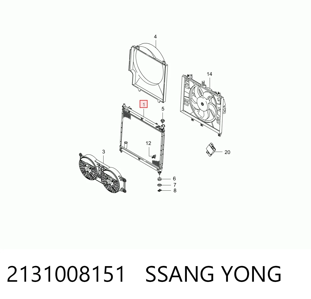 2131008151 Ssang Yong