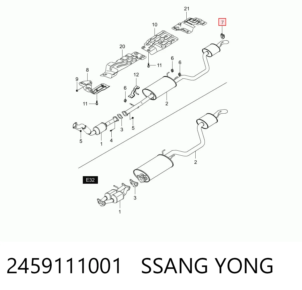 2459111001 Ssang Yong