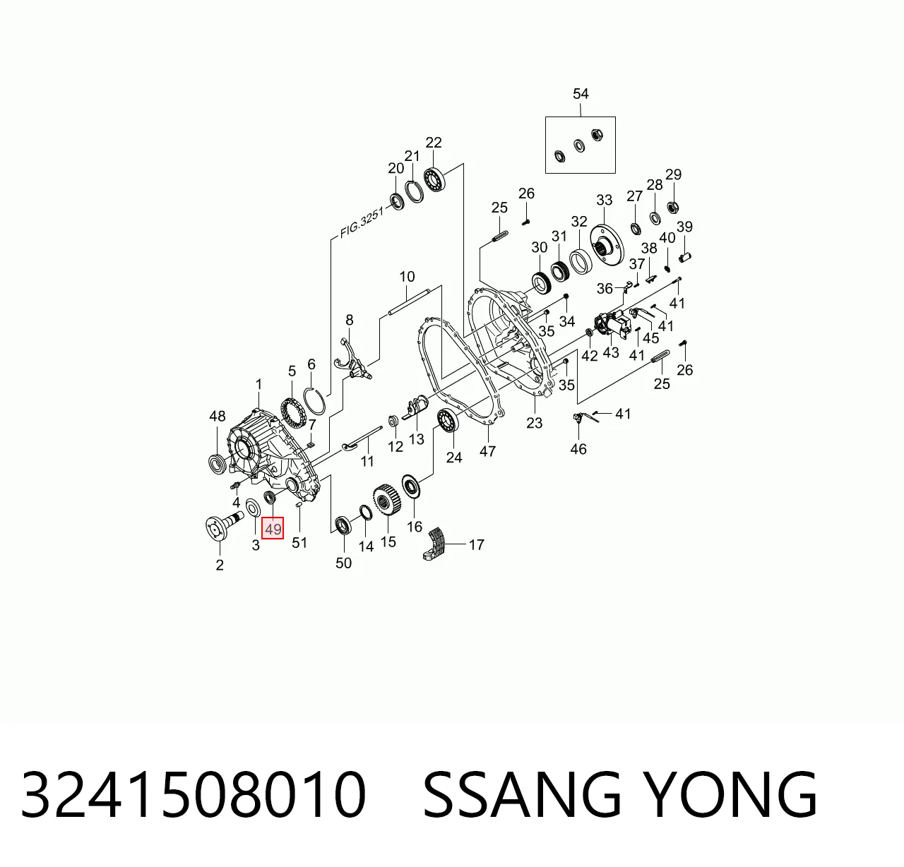 3241508010 Ssang Yong