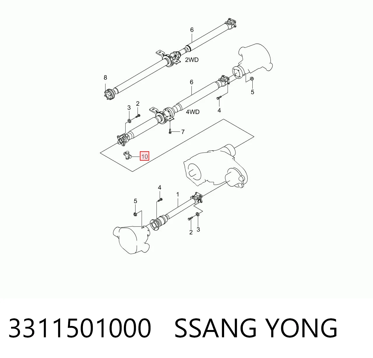 3311501000 Ssang Yong